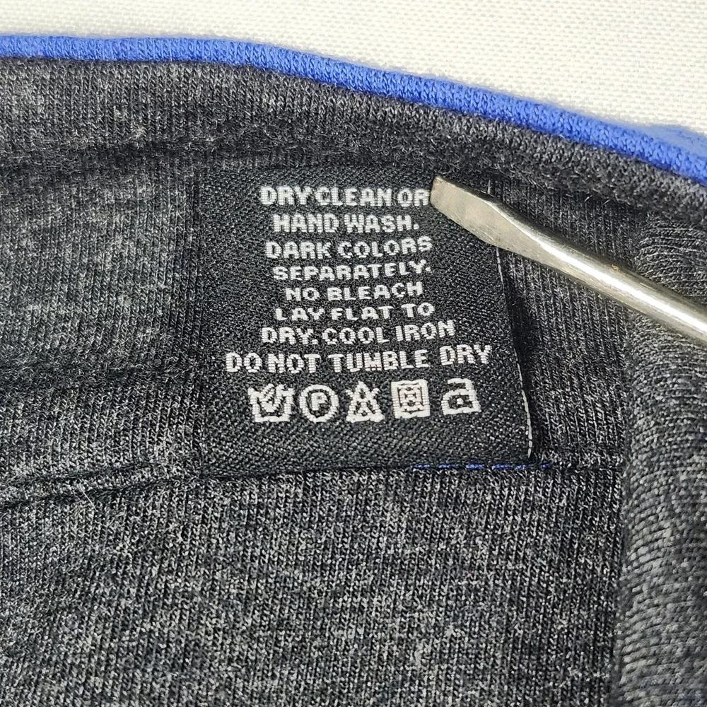 Half Zip Pullover Men's‎ LARGE Blue Cashmere Blend Luxury GolfFull Turn CashTec